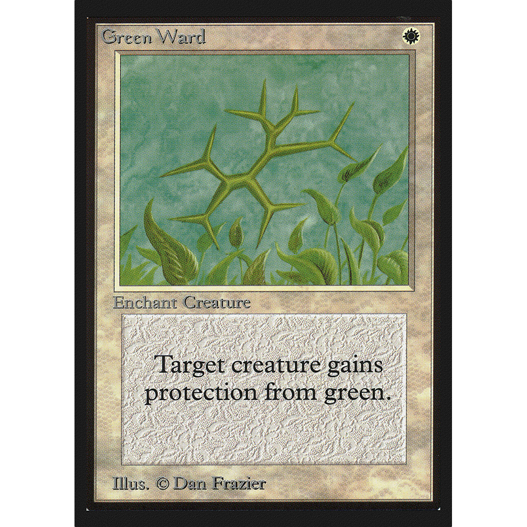 MTG Singles - Green Ward - Collectors' Edition - Regular