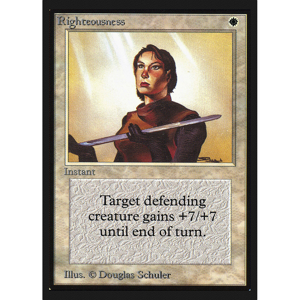 MTG Singles - Righteousness - Collectors' Edition - Regular