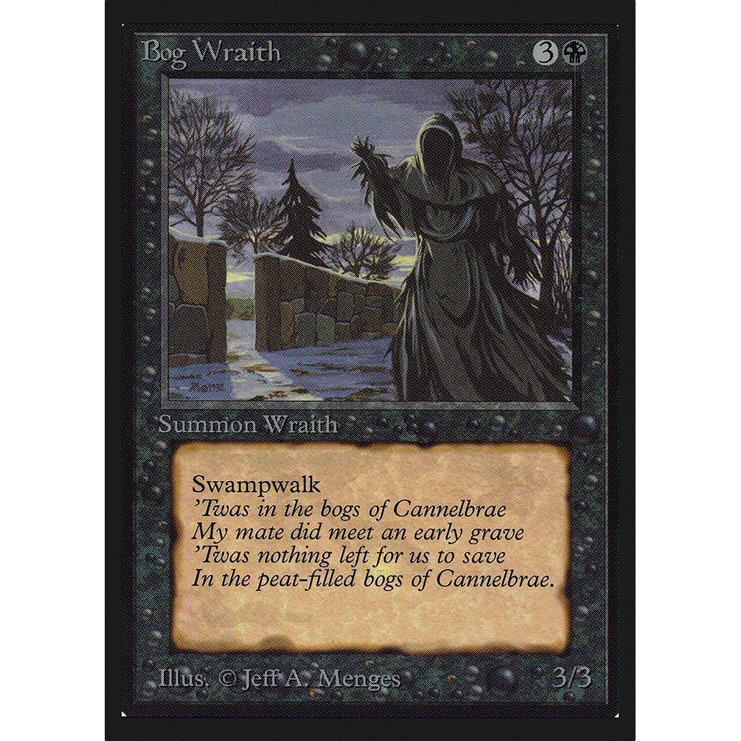 MTG Singles - Bog Wraith - Collectors' Edition - Regular