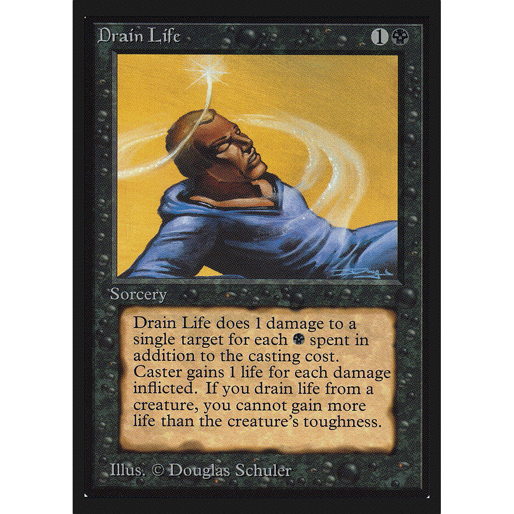 MTG Singles - Drain Life - Collectors' Edition - Regular