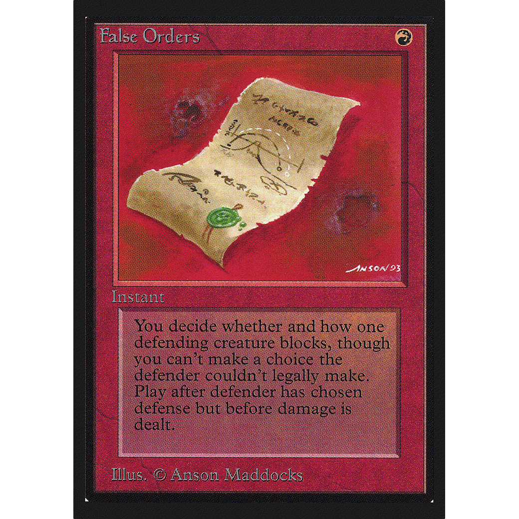MTG Singles - False Orders - Collectors' Edition - Regular