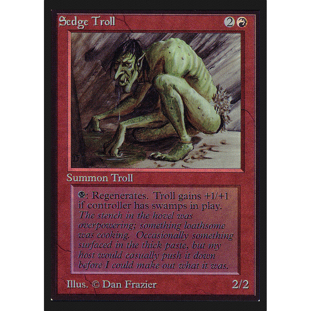 MTG Singles - Sedge Troll - Collectors' Edition - Regular