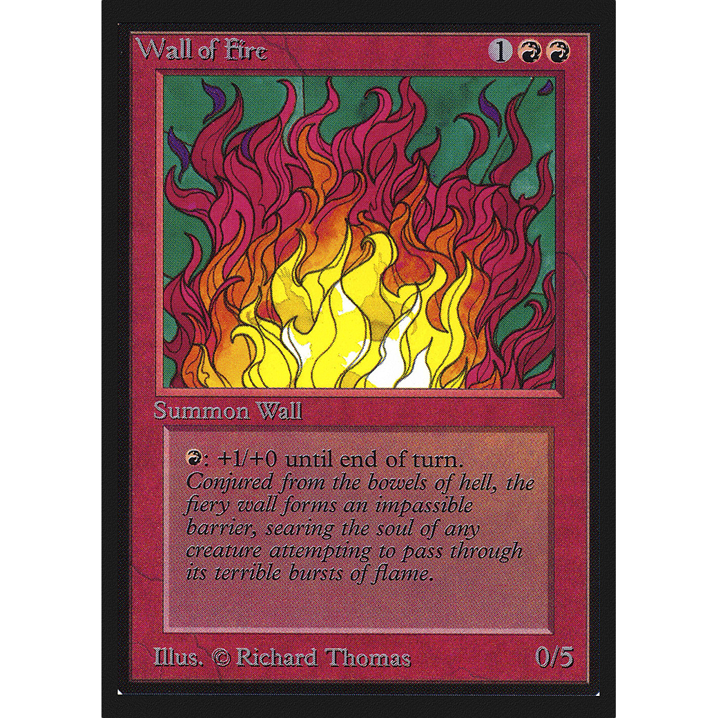 MTG Singles - Wall of Fire - Collectors' Edition - Regular