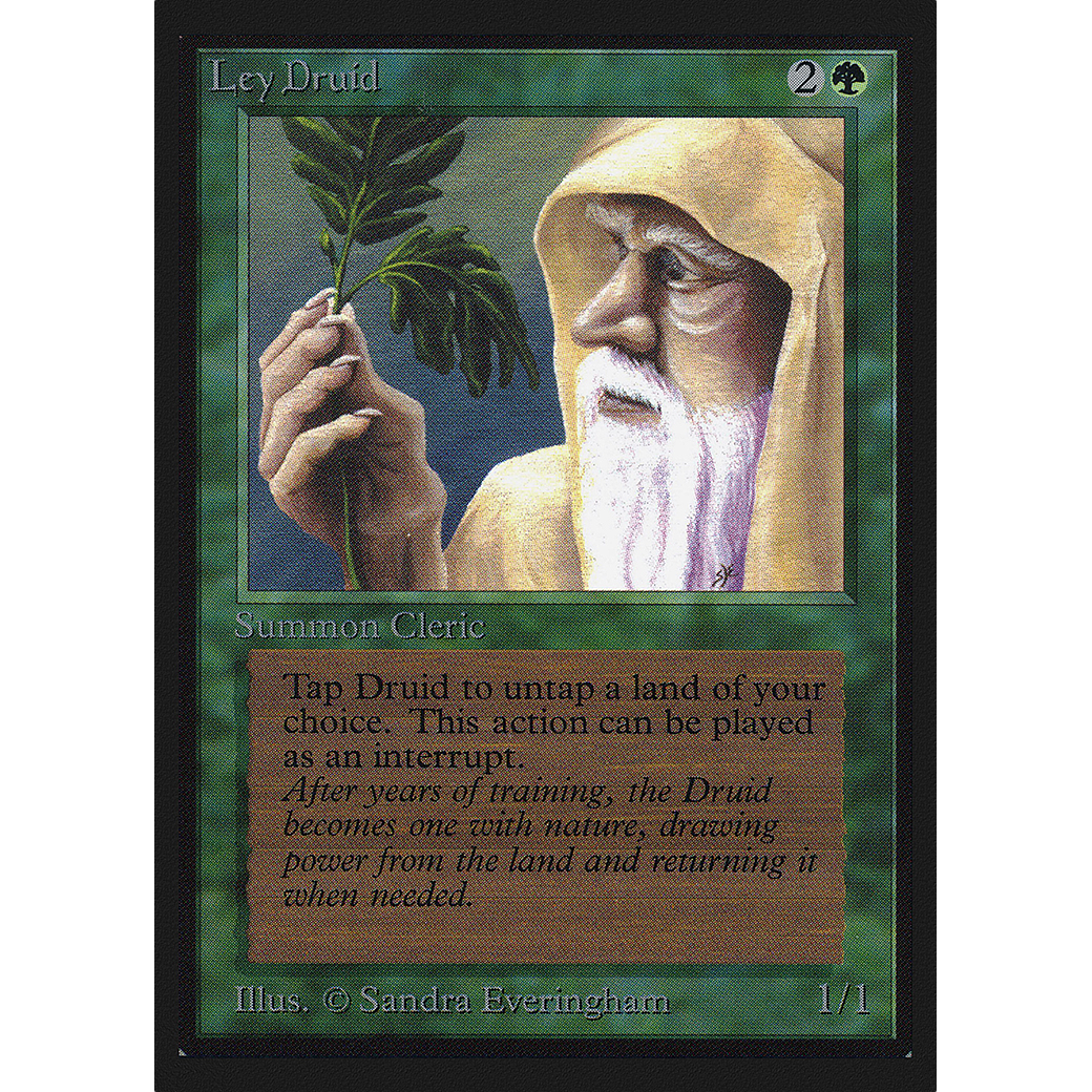 MTG Singles - Ley Druid - Collectors' Edition - Regular