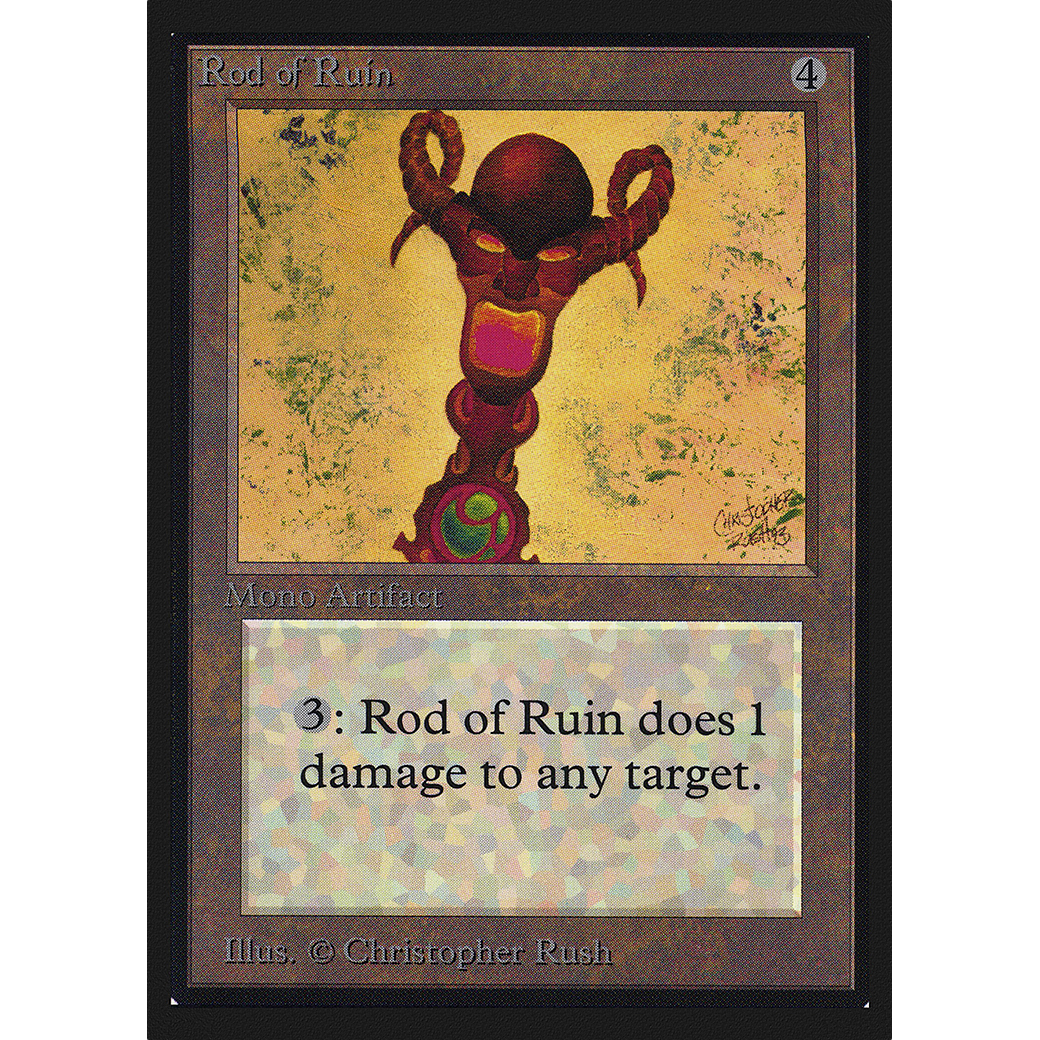 MTG Singles - Rod of Ruin - Collectors' Edition - Regular