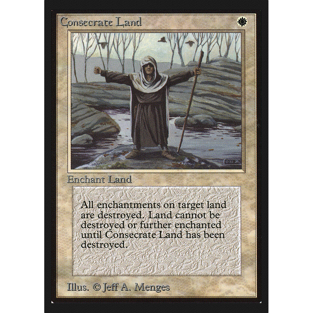 MTG Singles - Consecrate Land - International Edition - Regular
