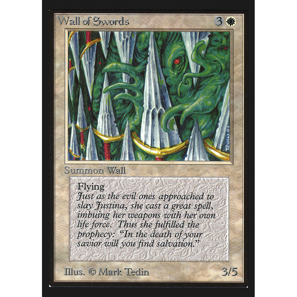 MTG Singles - Wall of Swords - International Edition - Regular