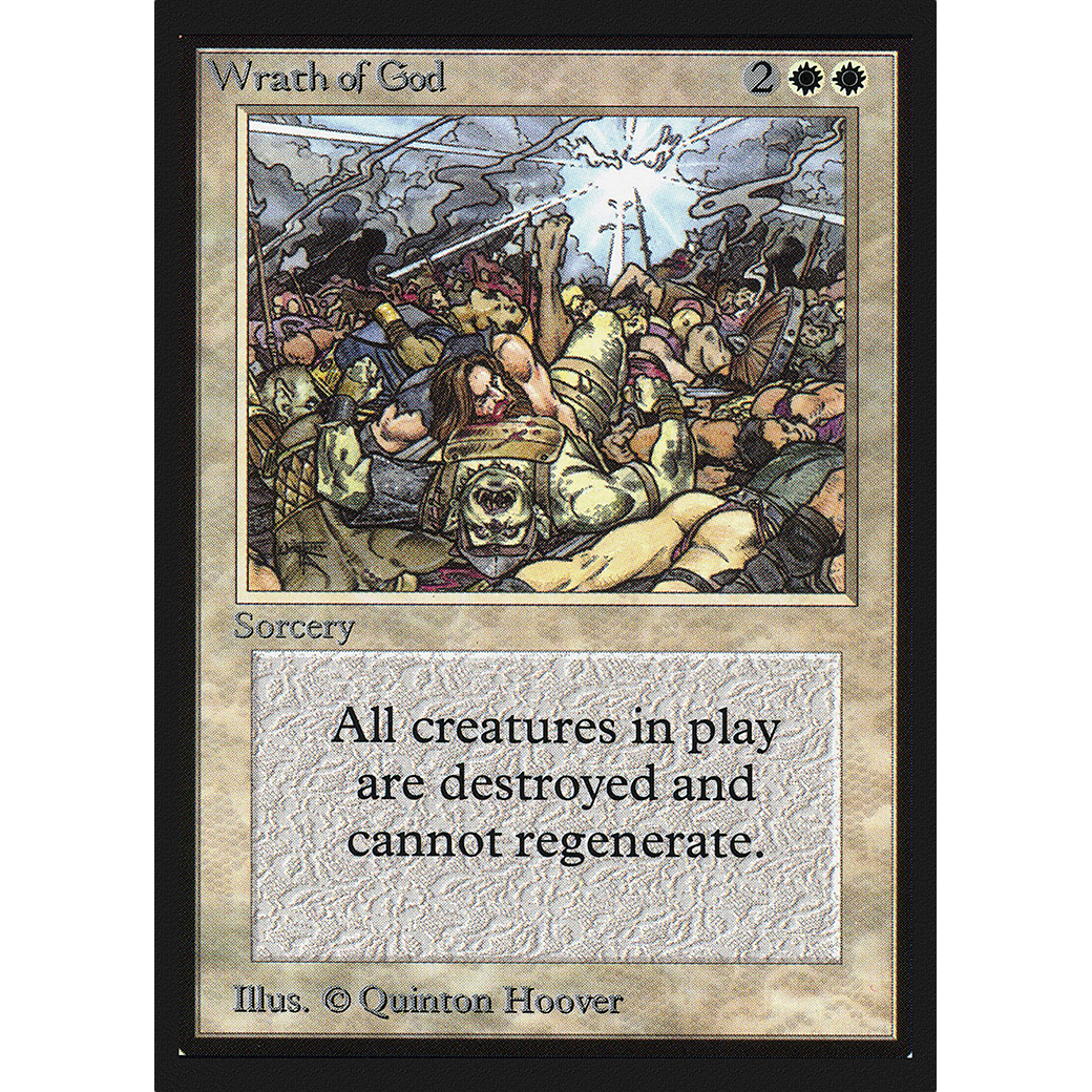 MTG Singles - Wrath of God - International Edition - Regular