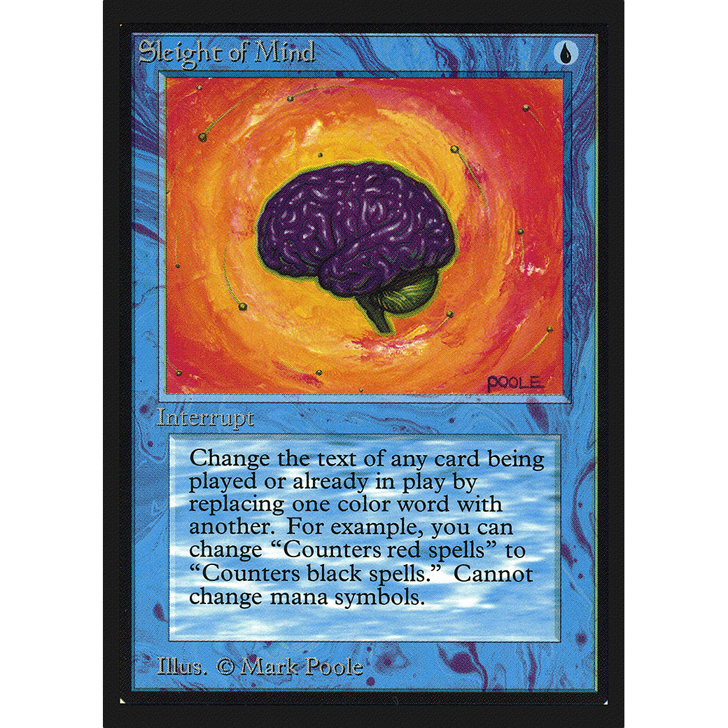 MTG Singles - Sleight of Mind - International Edition - Regular