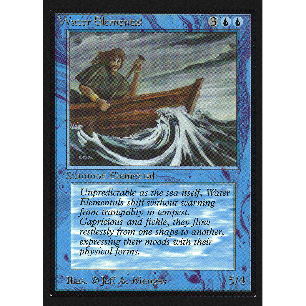MTG Singles - Water Elemental - International Edition - Regular