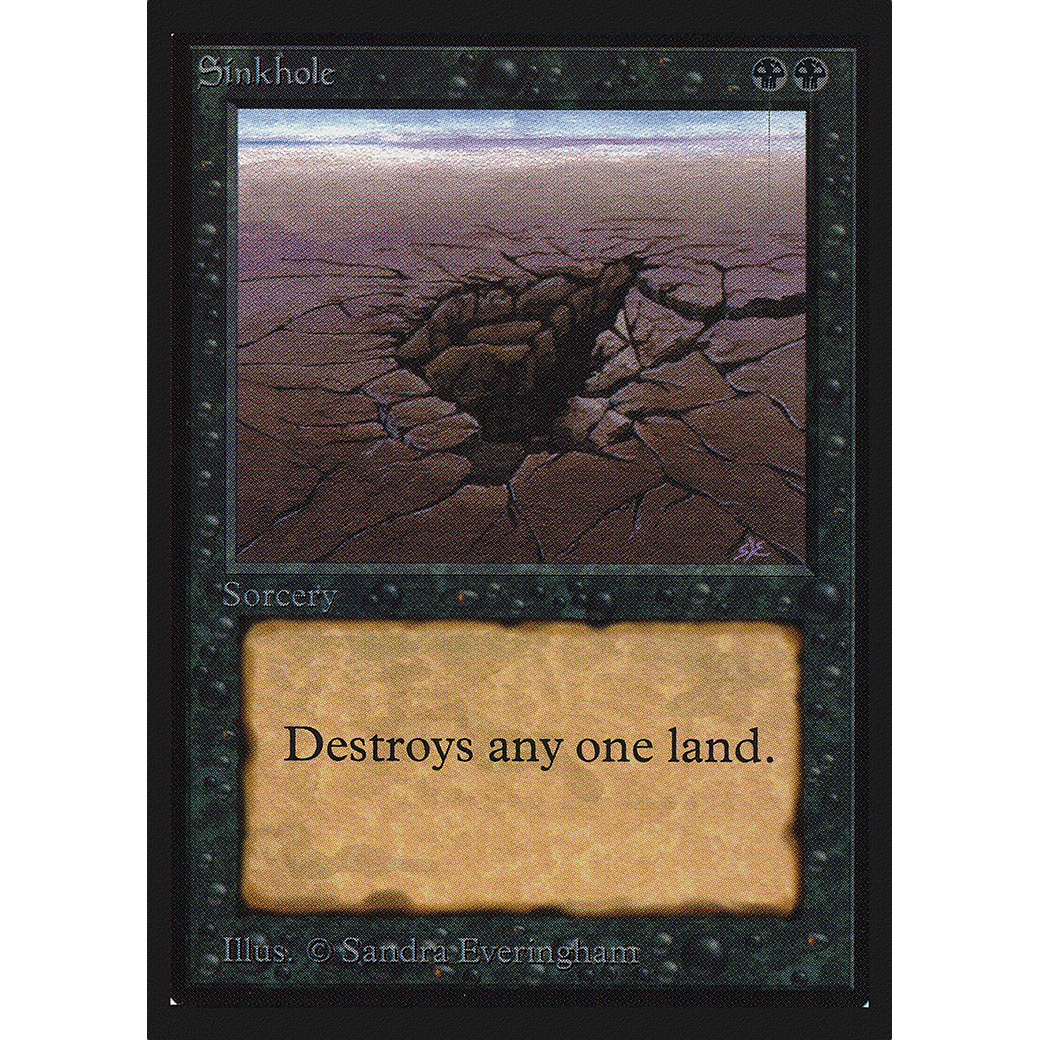 MTG Singles - Sinkhole - International Edition - Regular