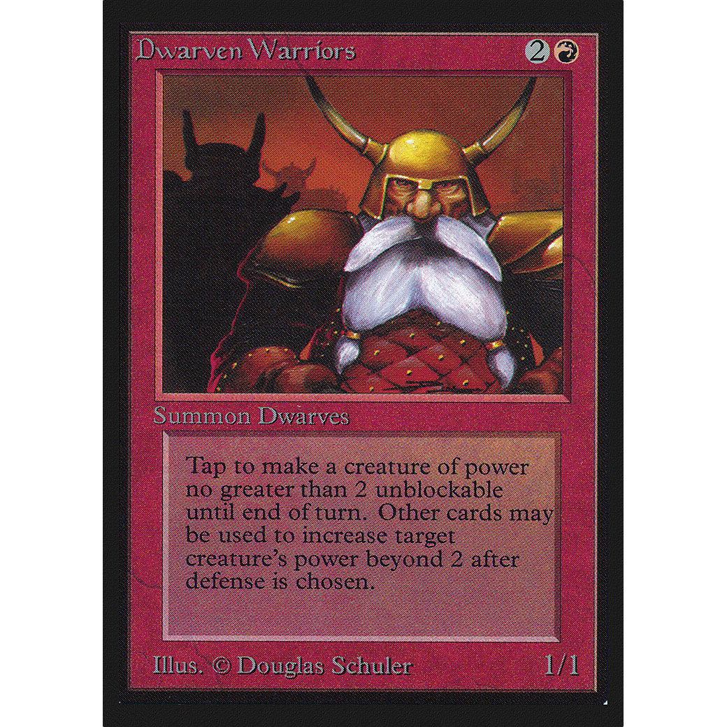 MTG Singles - Dwarven Warriors - International Edition - Regular