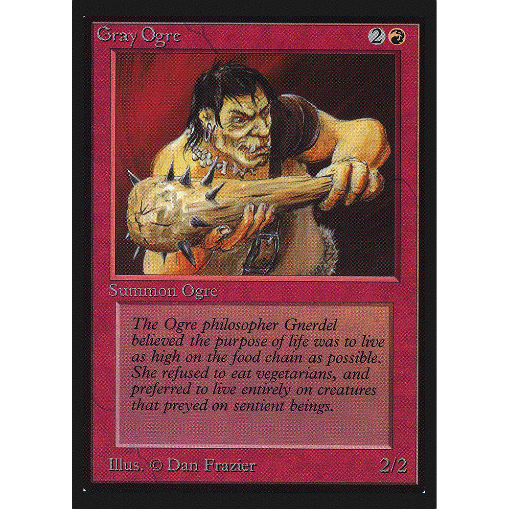 MTG Singles - Gray Ogre - International Edition - Regular