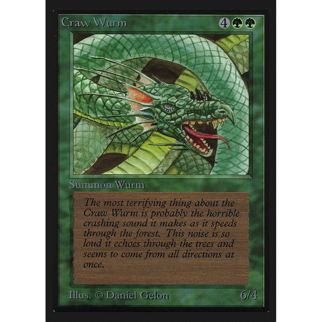 MTG Singles - Craw Wurm - International Edition - Regular