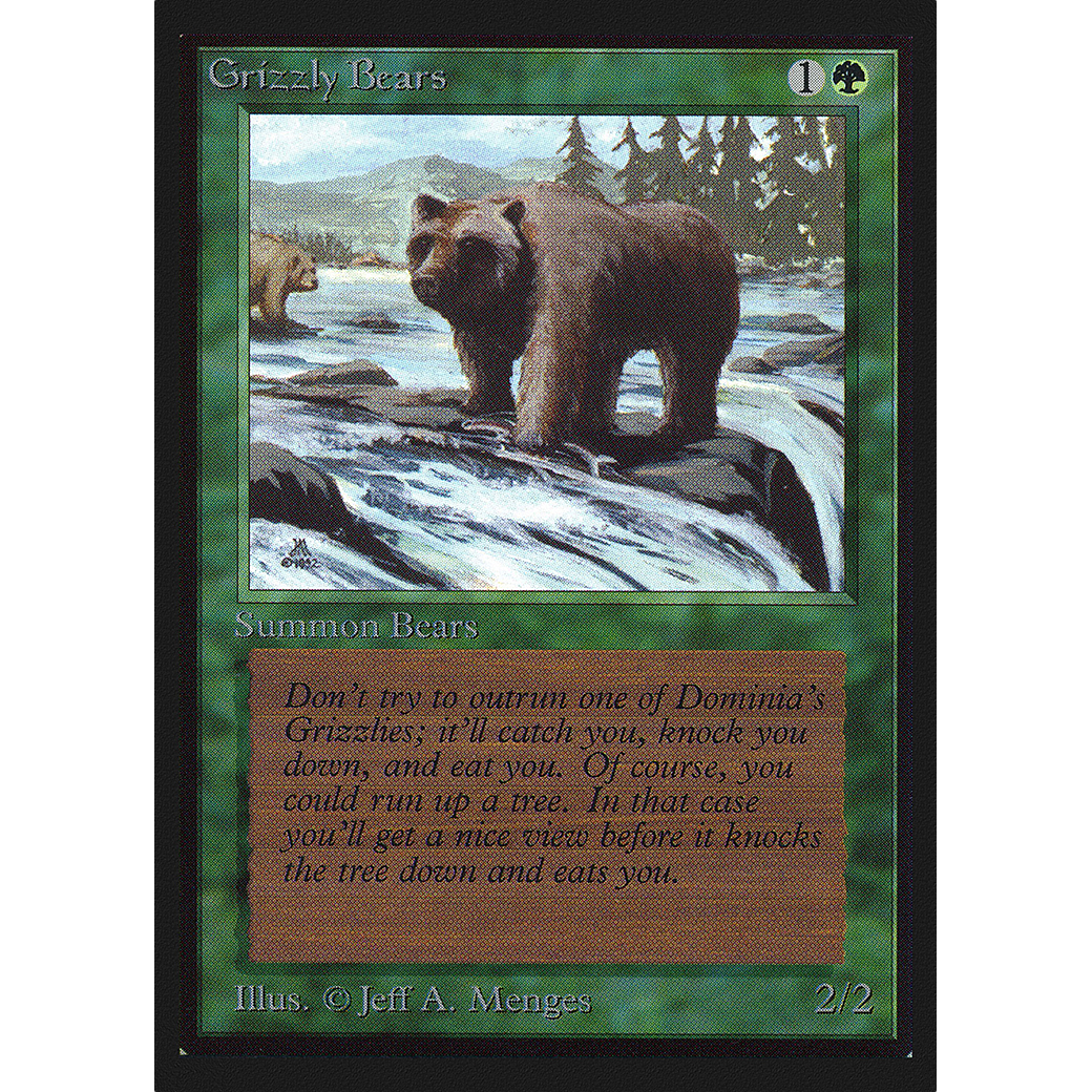 MTG Singles - Grizzly Bears - International Edition - Regular