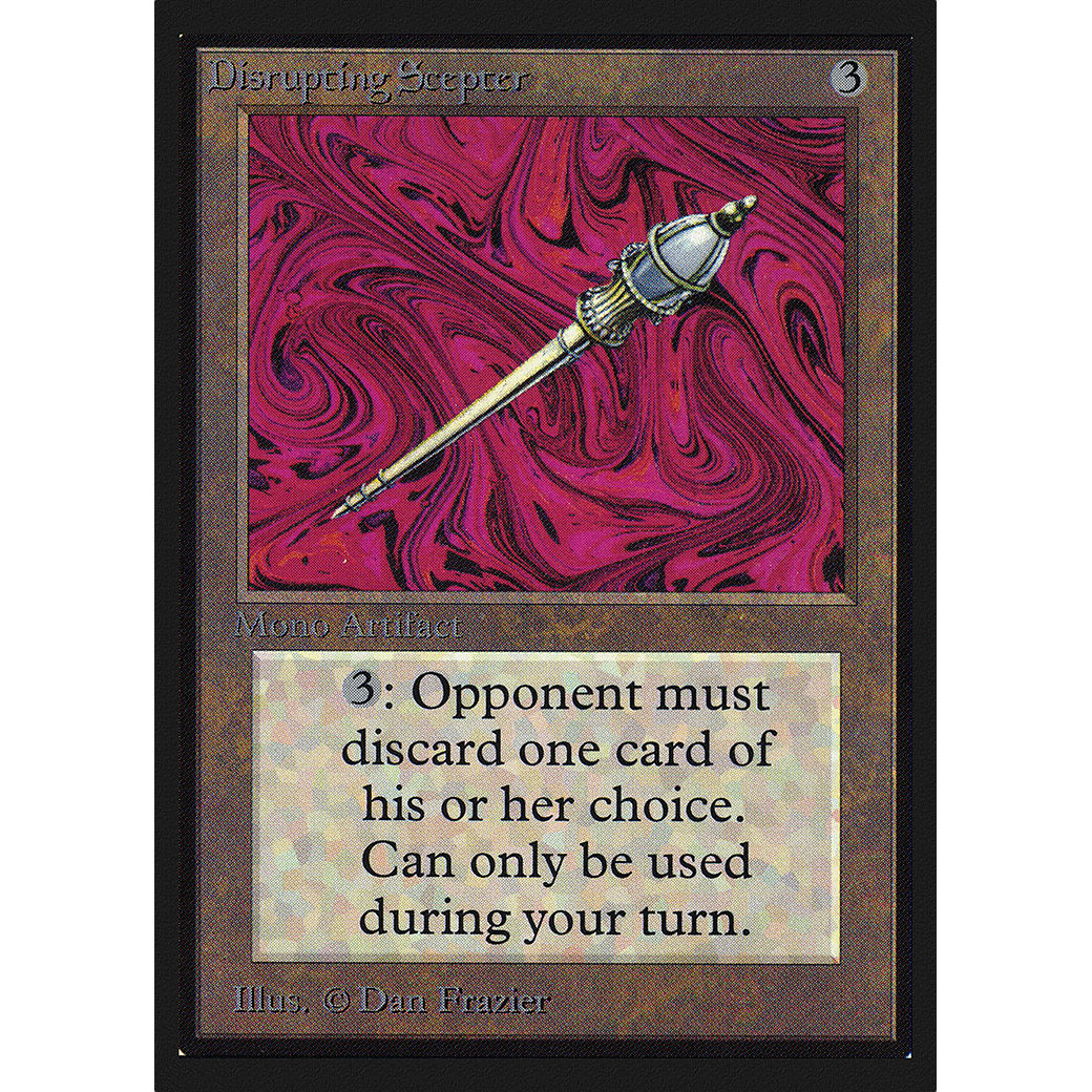 MTG Singles - Disrupting Scepter - International Edition - Regular