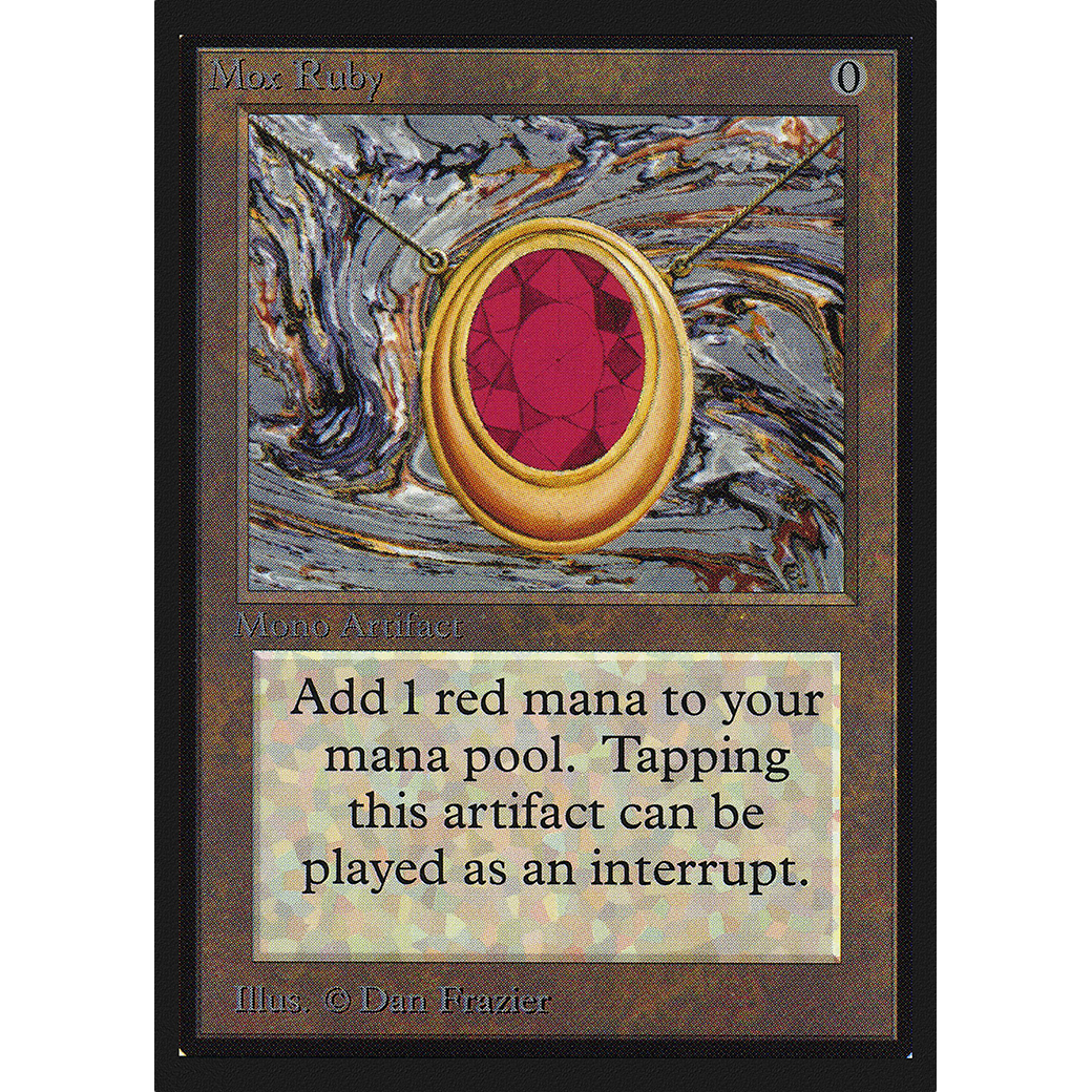MTG Singles - Mox Ruby - International Edition -