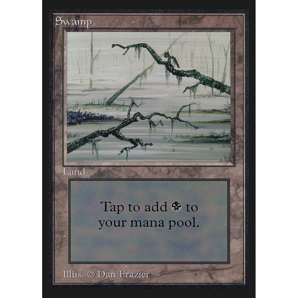 MTG Singles - Swamp (V.3) - International Edition - Regular