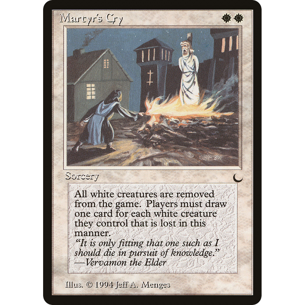 MTG Singles - Martyr's Cry - The Dark - Regular