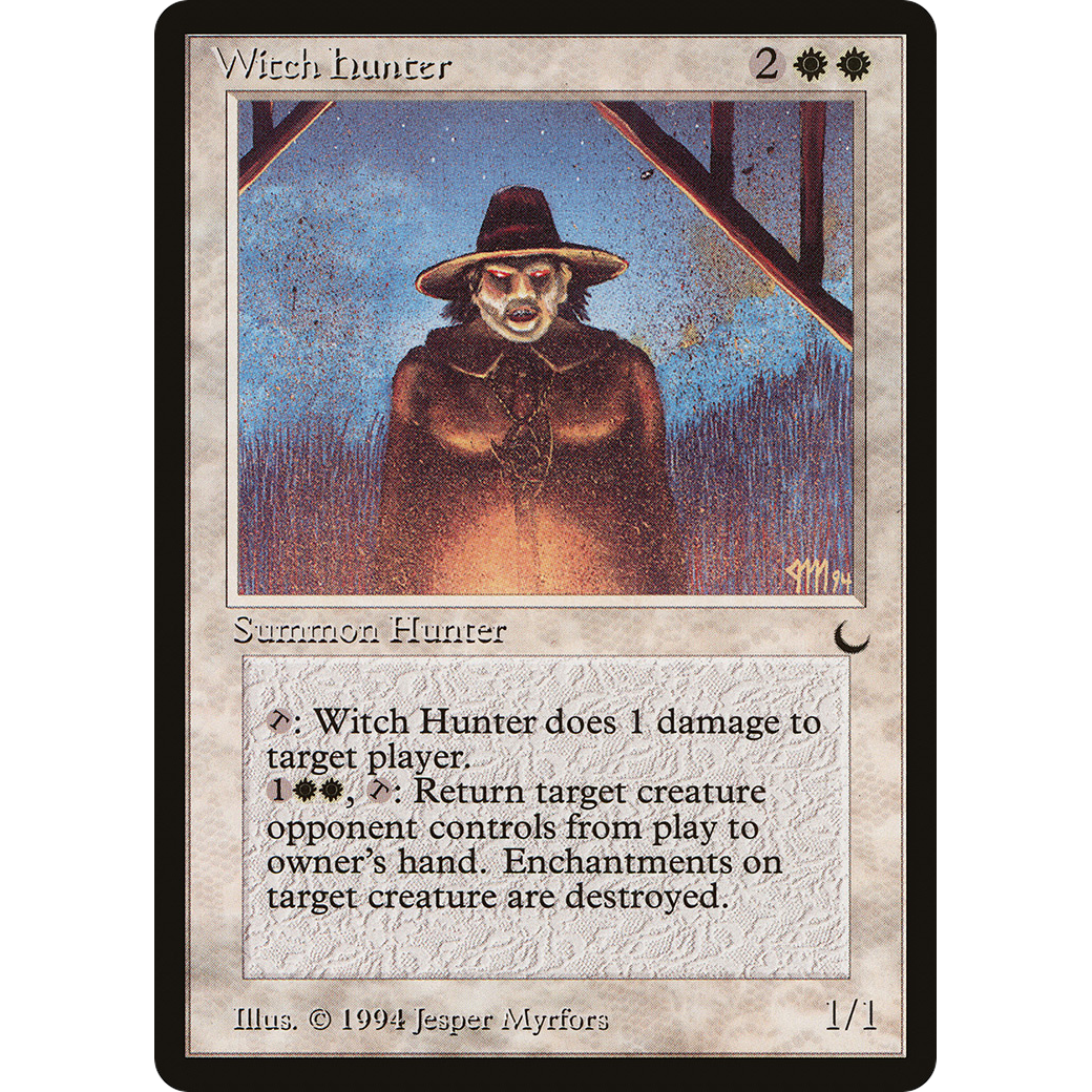 MTG Singles - Witch Hunter - The Dark - Regular