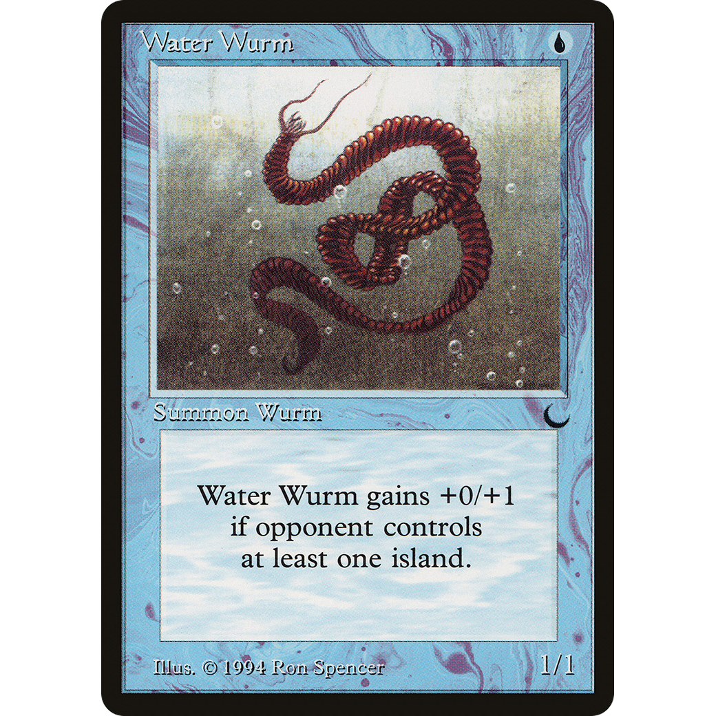 MTG Singles - Water Wurm - The Dark - Regular