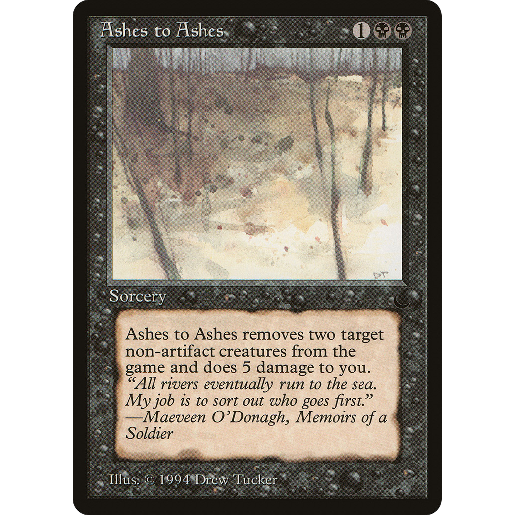 MTG Singles - Ashes to Ashes - The Dark - Regular
