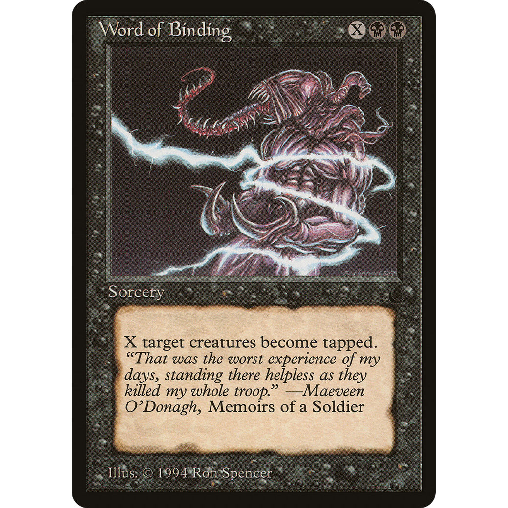 MTG Singles - Word of Binding - The Dark - Regular