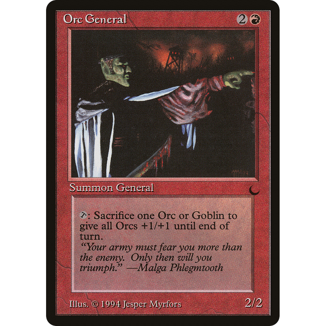 MTG Singles - Orc General - The Dark - Regular