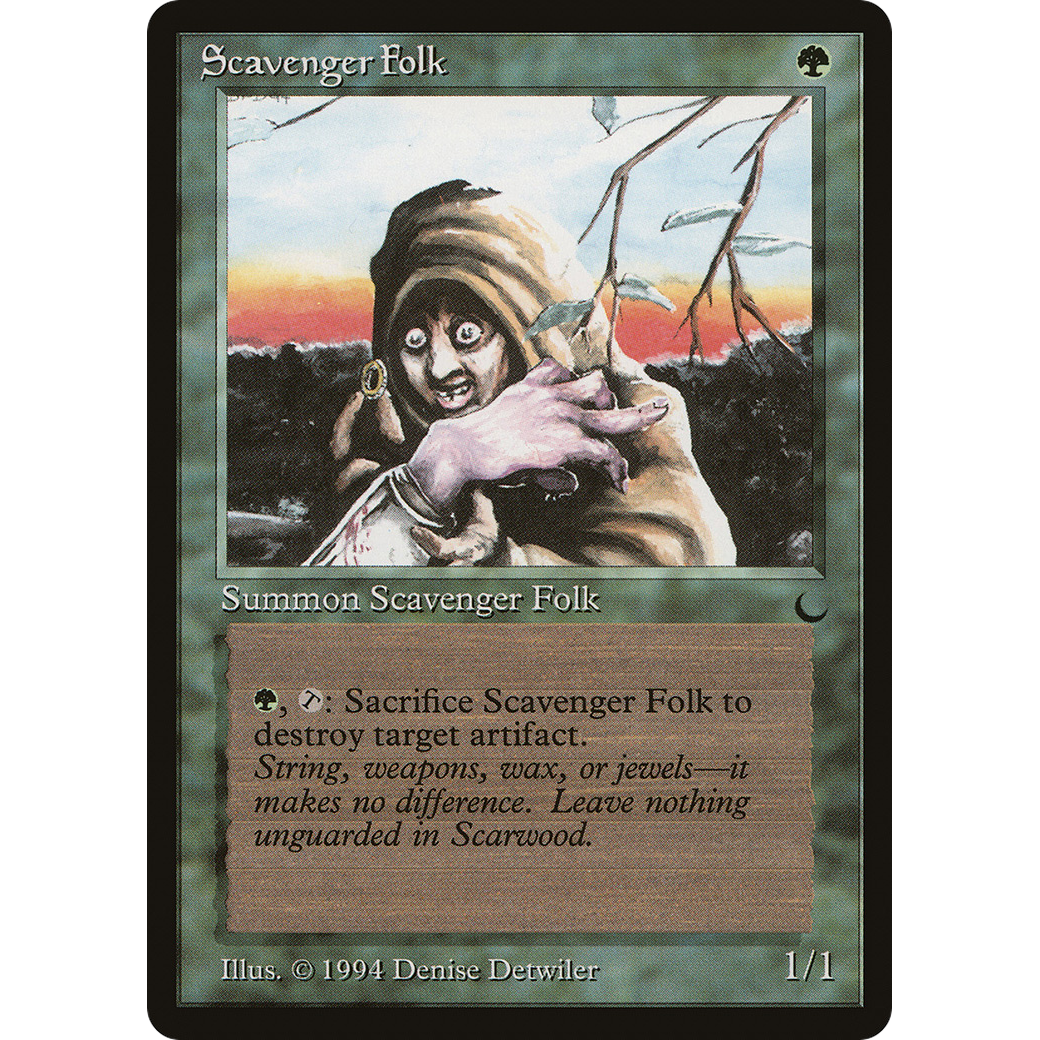 MTG Singles - Scavenger Folk - The Dark - Regular