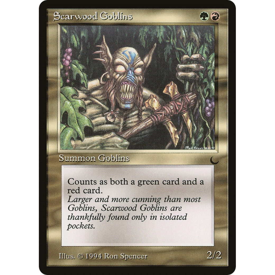 MTG Singles - Scarwood Goblins - The Dark - Regular