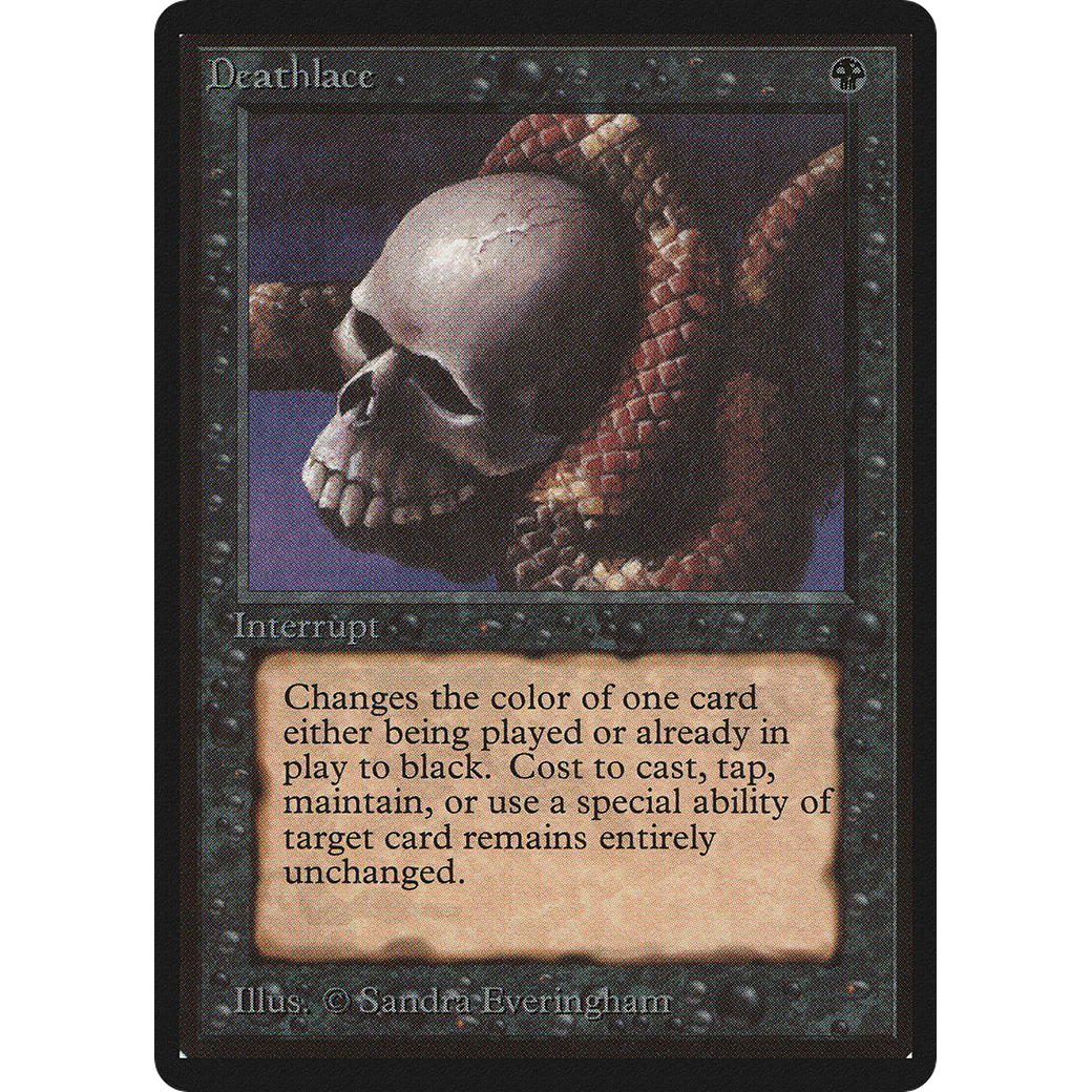 MTG Singles - Deathlace - Beta - NM