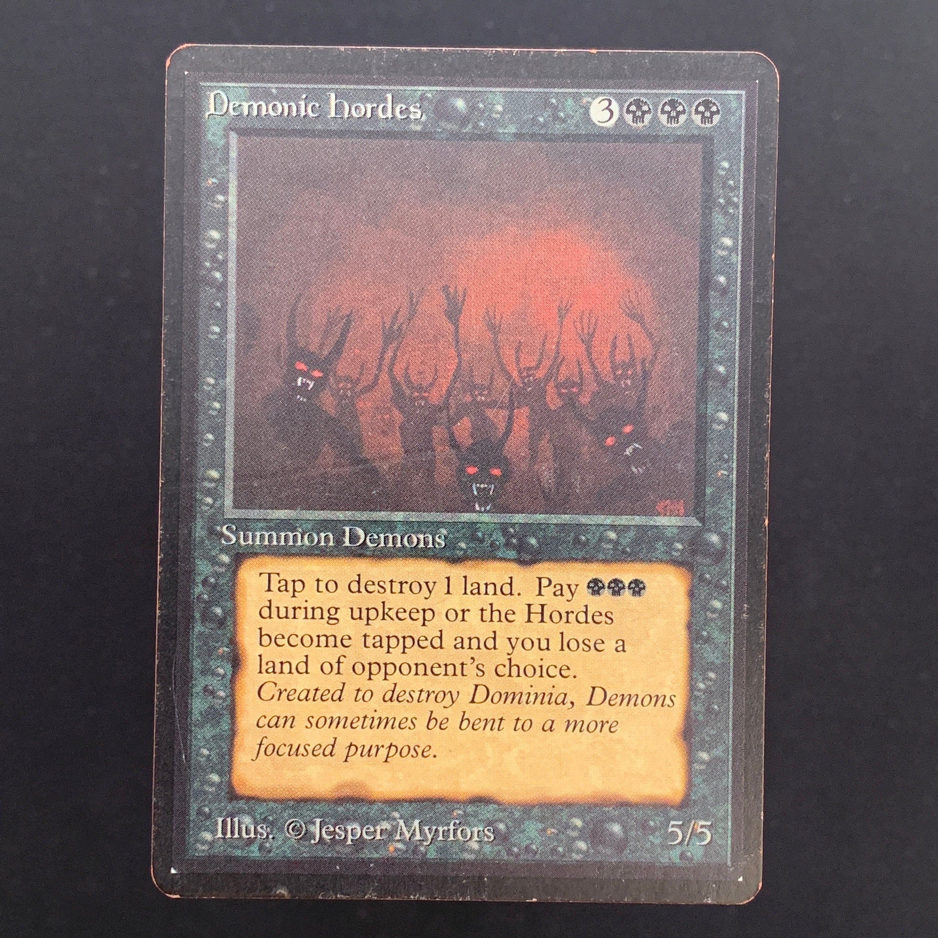 MTG Singles - Demonic Hordes - Beta -