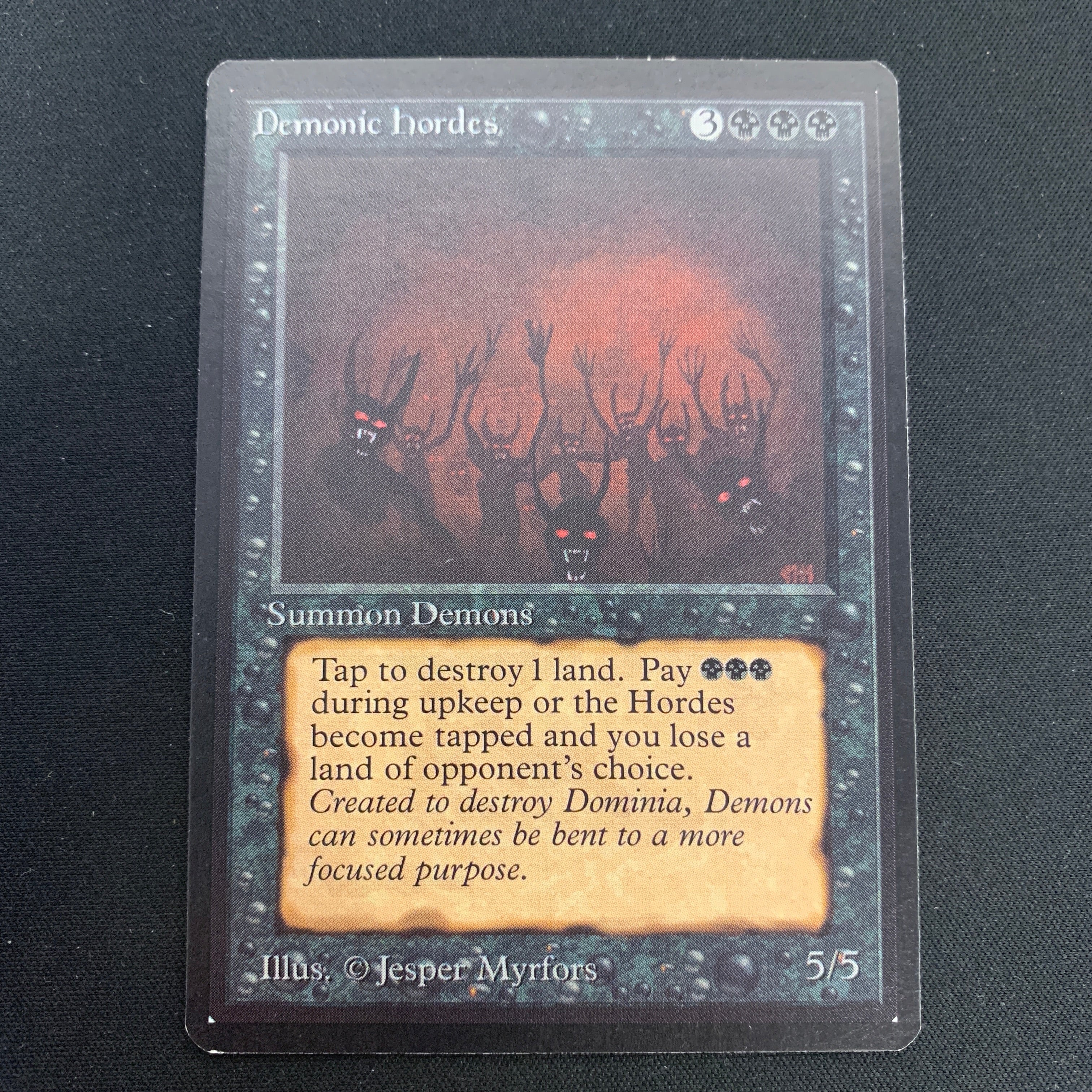 MTG Singles - Demonic Hordes - Beta -