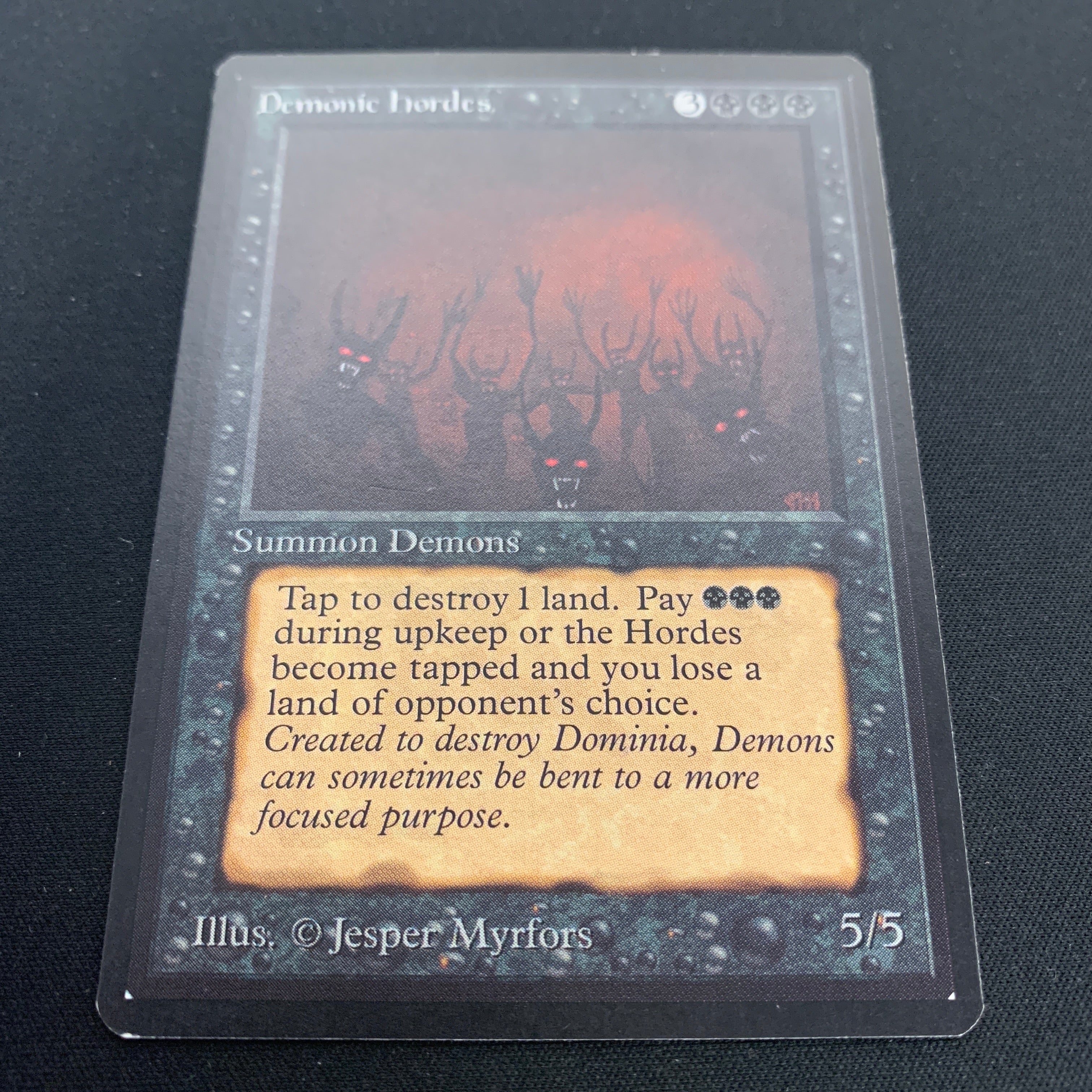 MTG Singles - Demonic Hordes - Beta -