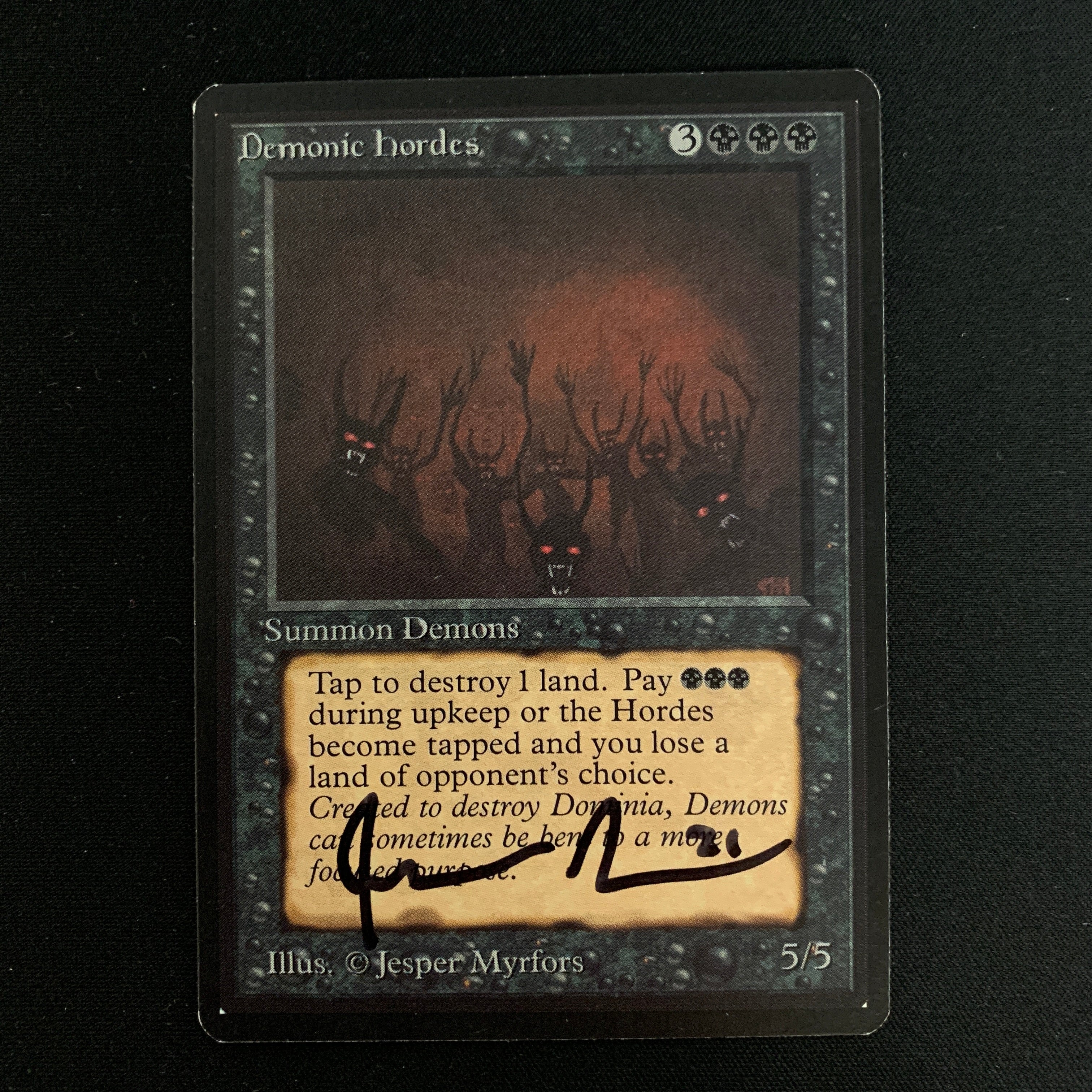 MTG Singles - Demonic Hordes - Beta -