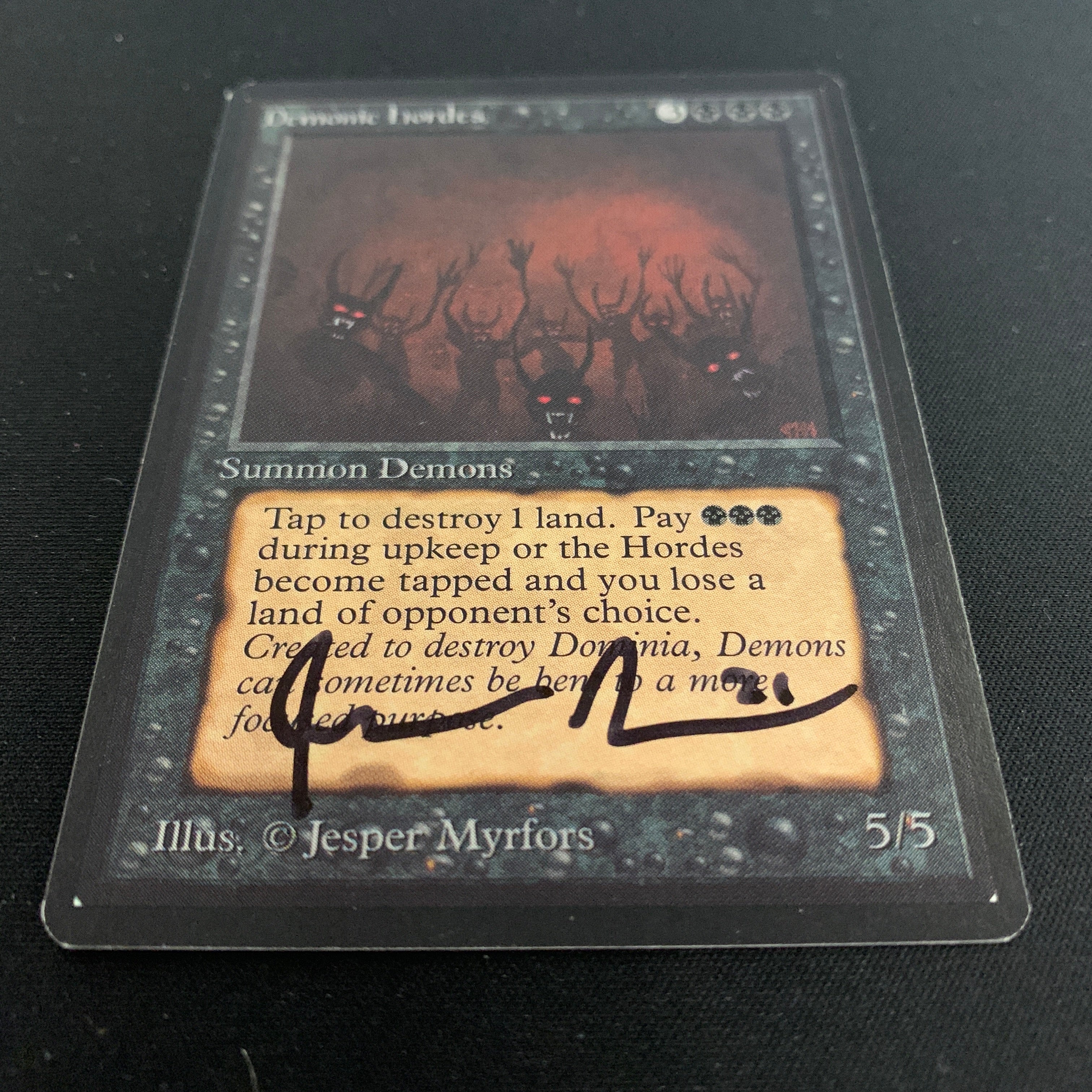 MTG Singles - Demonic Hordes - Beta -