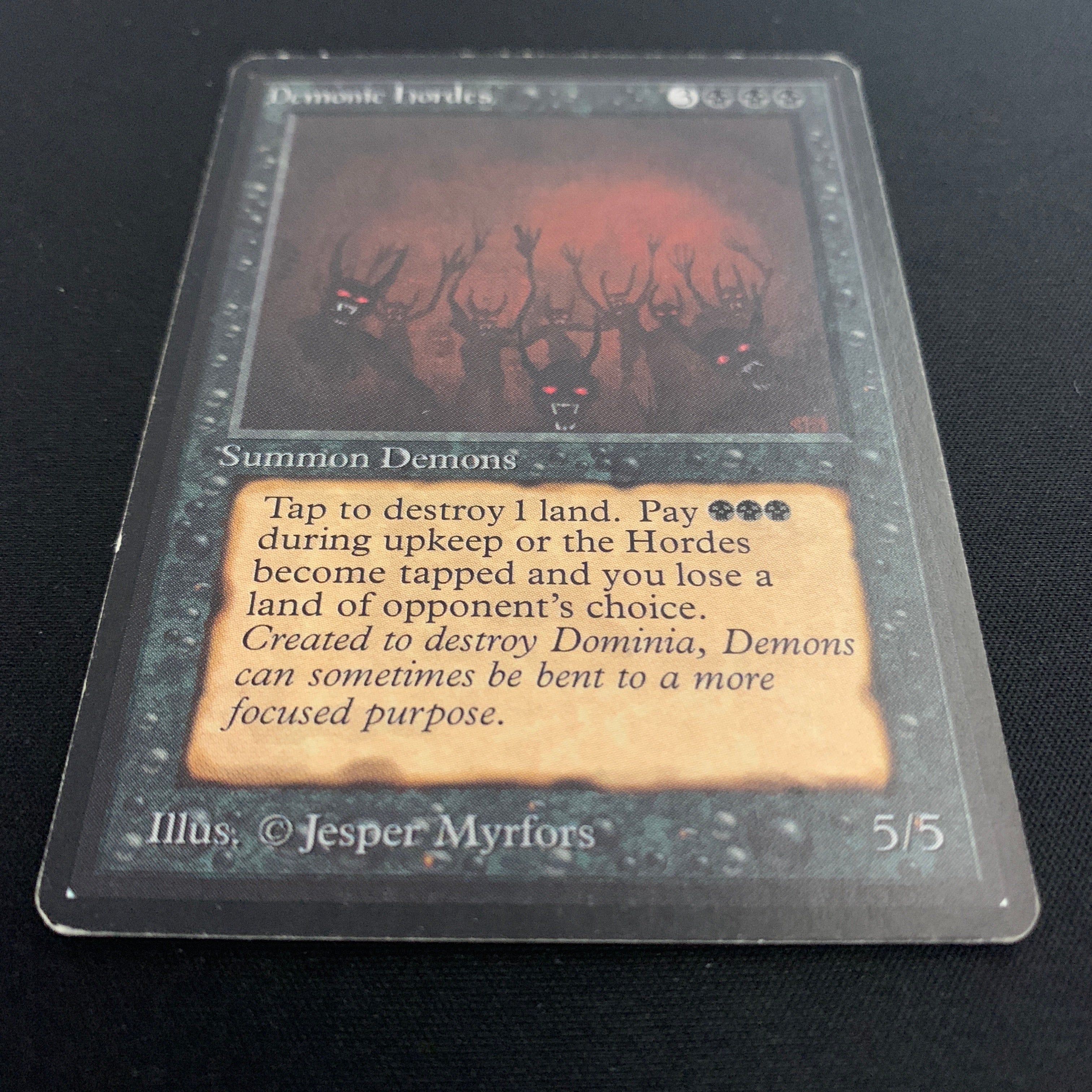 MTG Singles - Demonic Hordes - Beta -