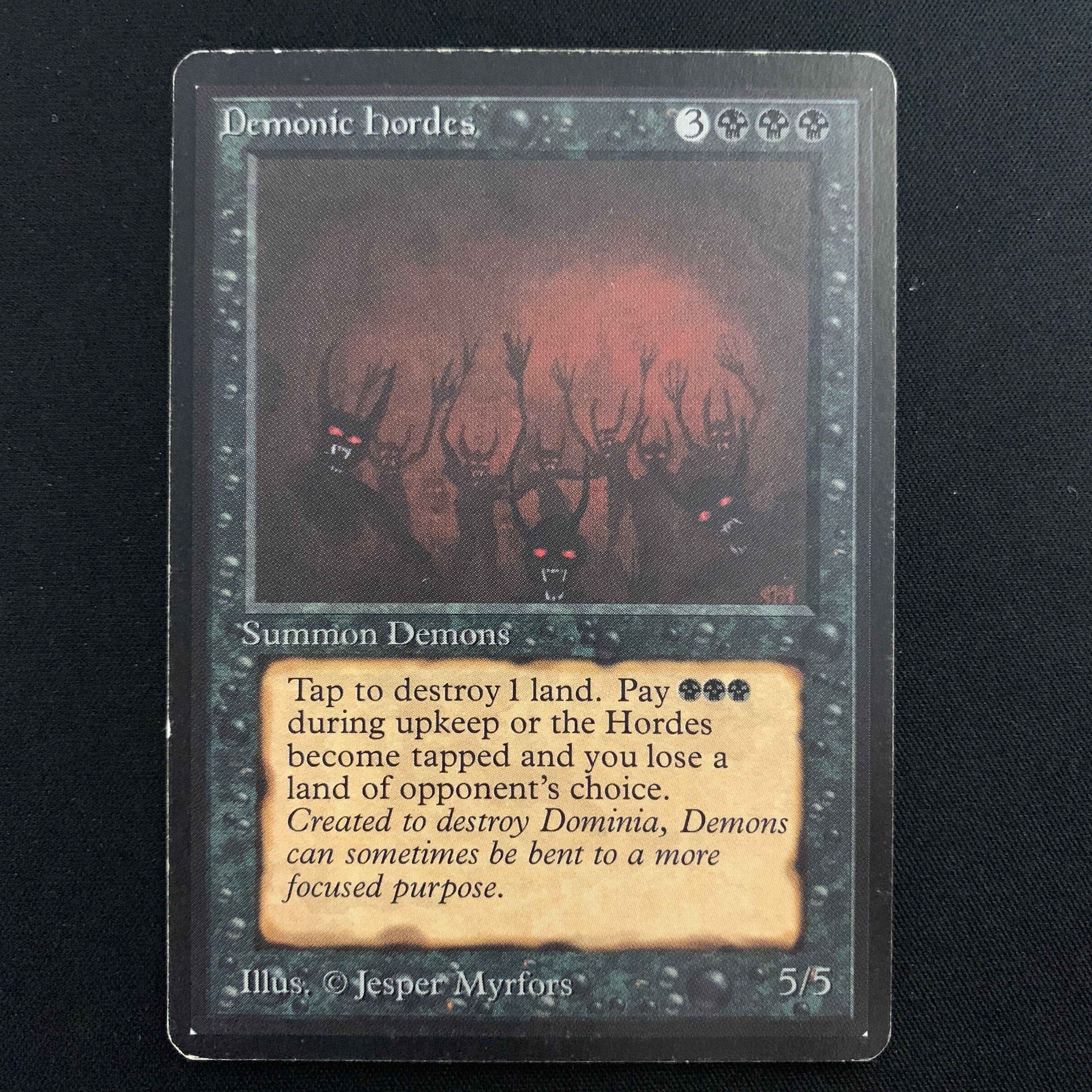 MTG Singles - Demonic Hordes - Beta -