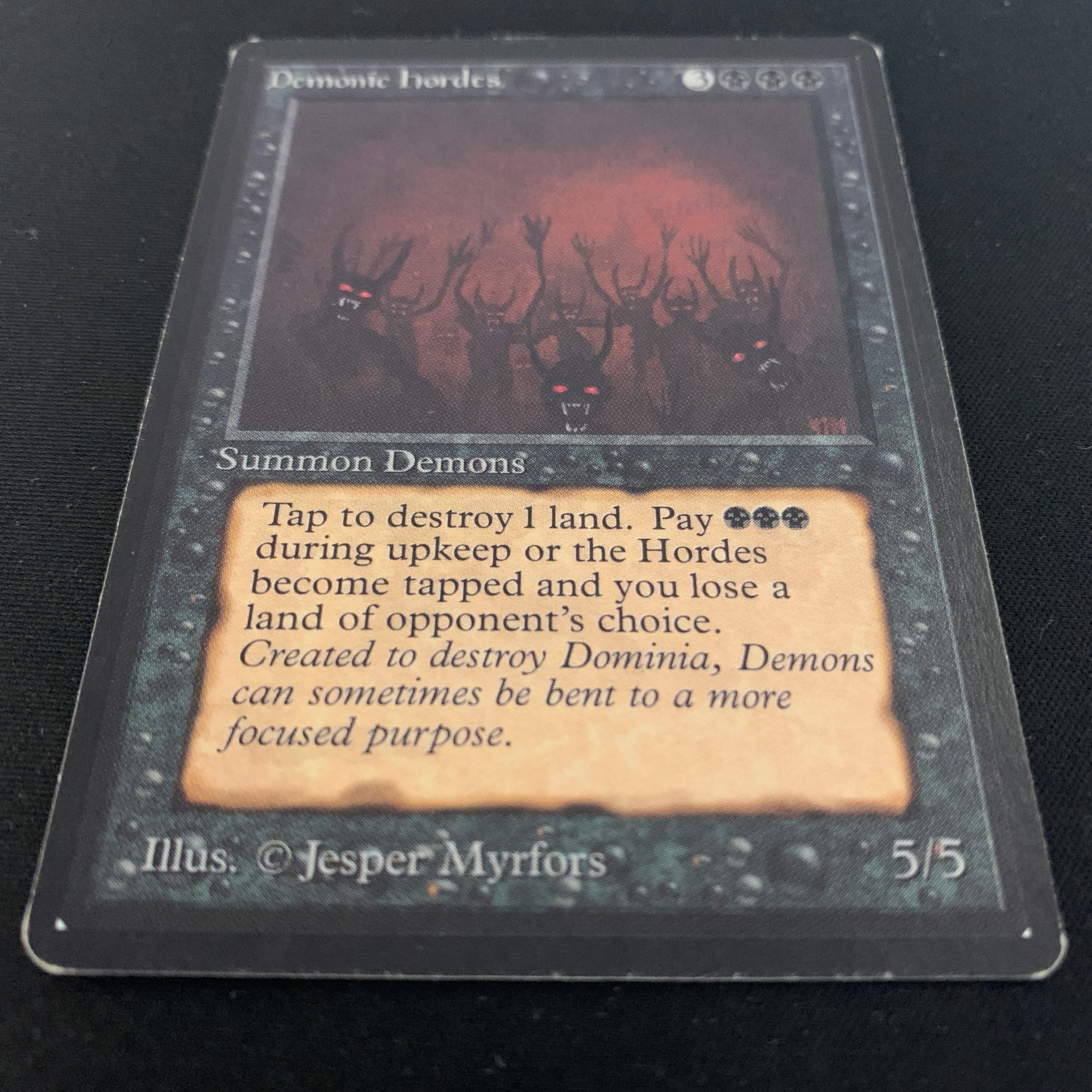 MTG Singles - Demonic Hordes - Beta -
