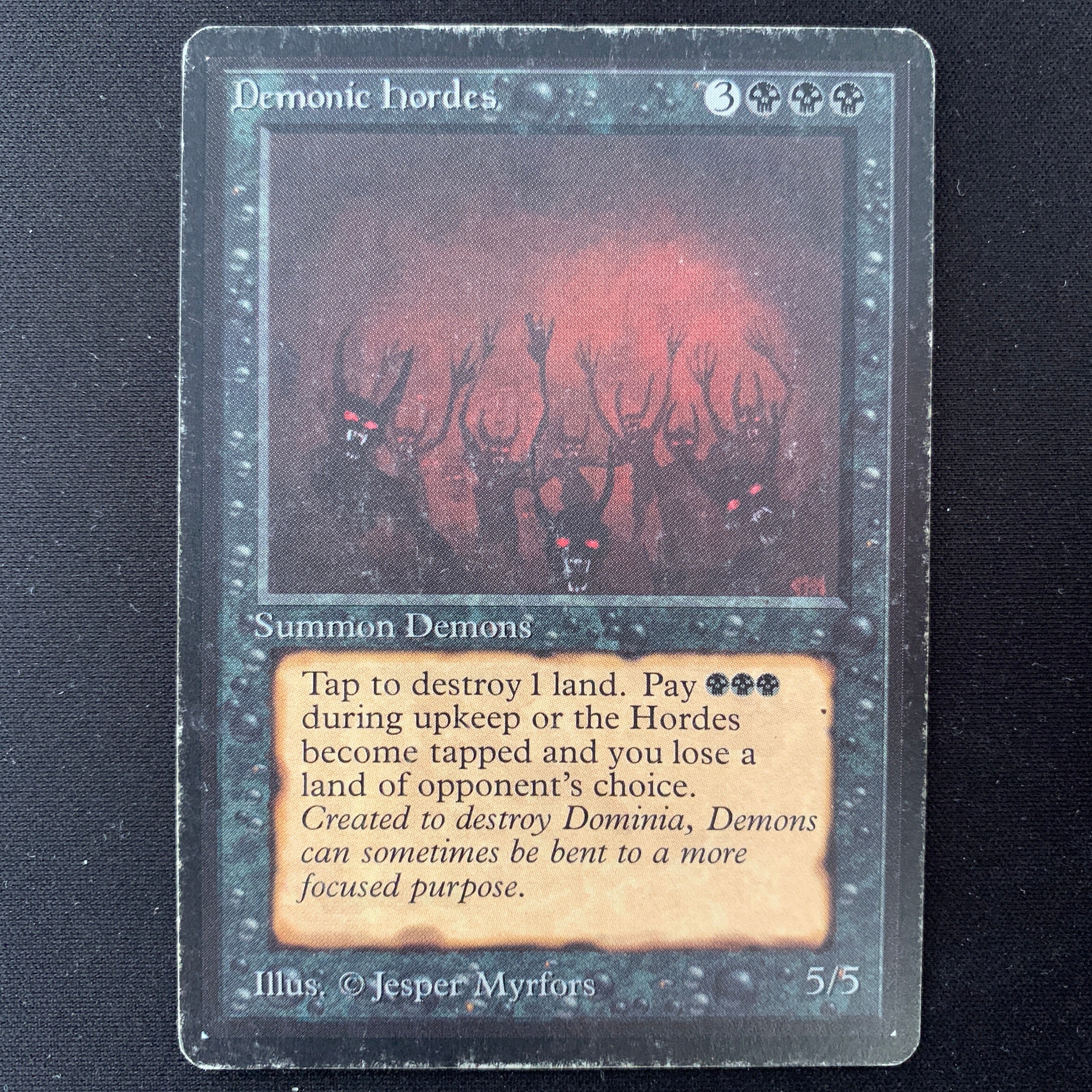 MTG Singles - Demonic Hordes - Beta -