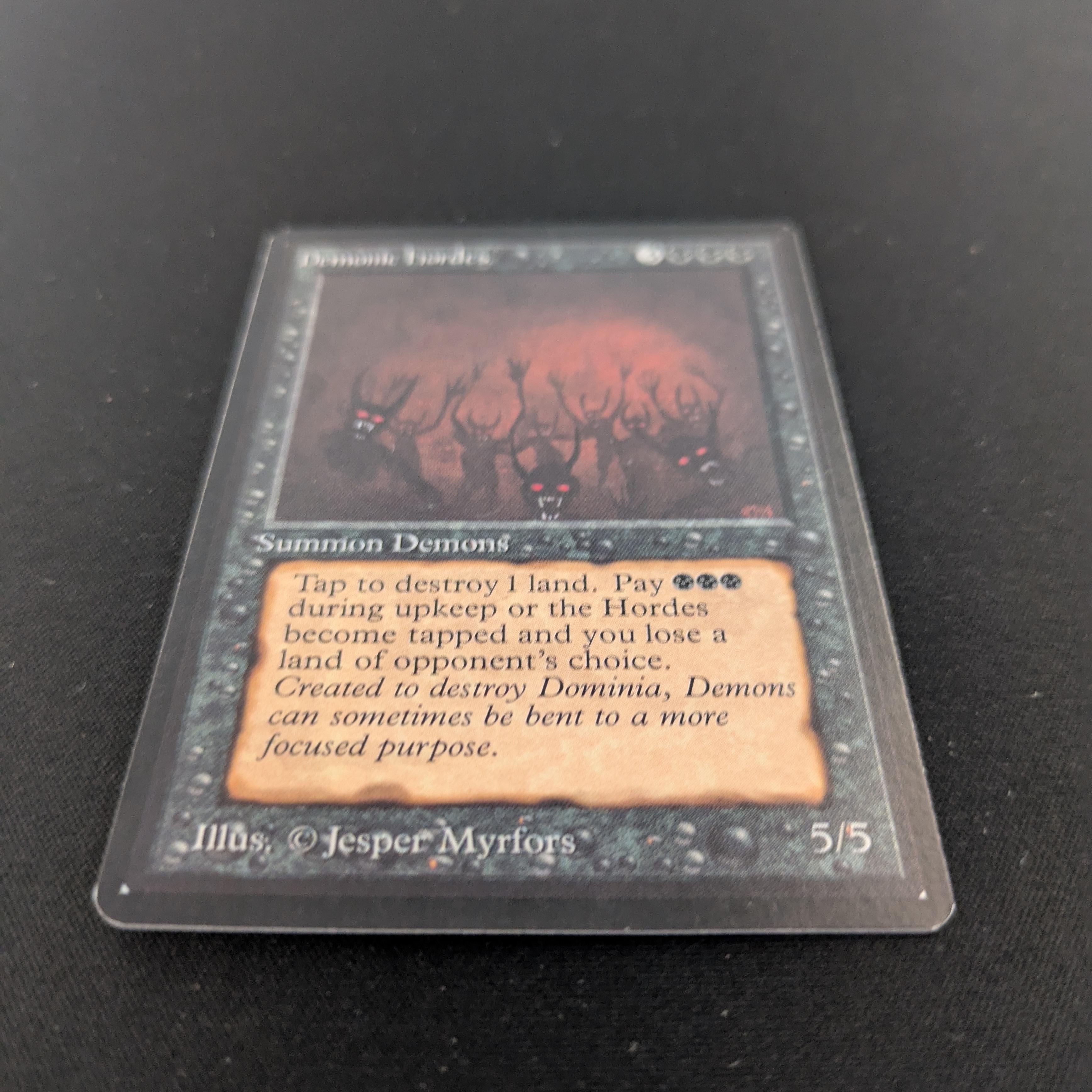 MTG Singles - Demonic Hordes - Beta -