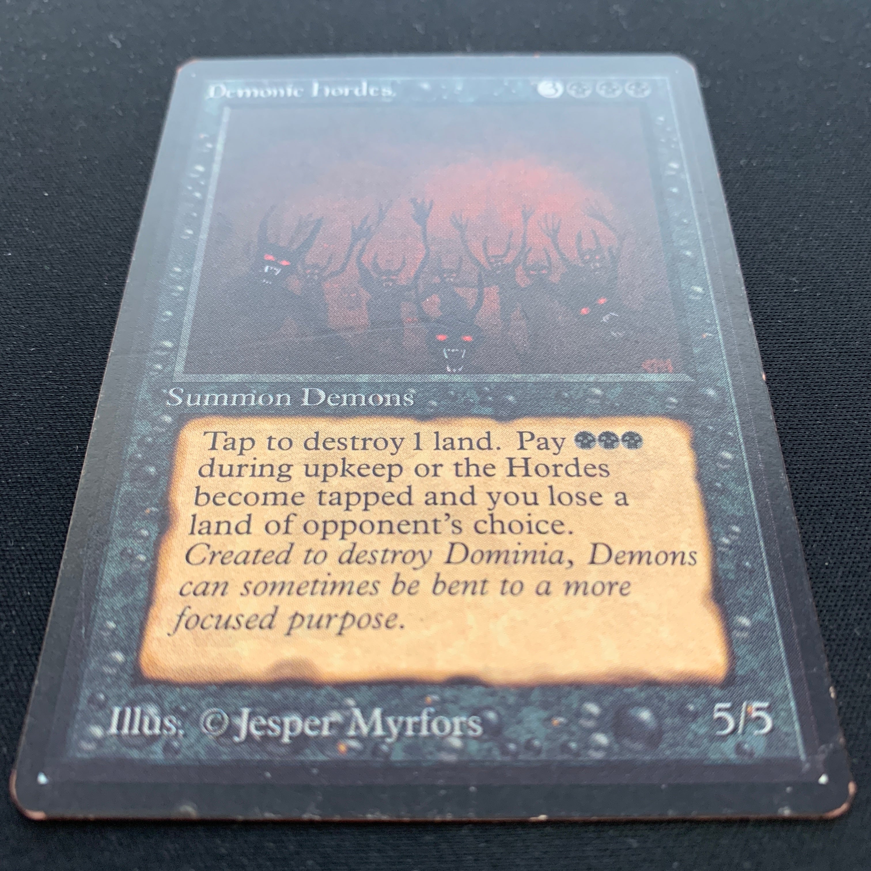 MTG Singles - Demonic Hordes - Beta -