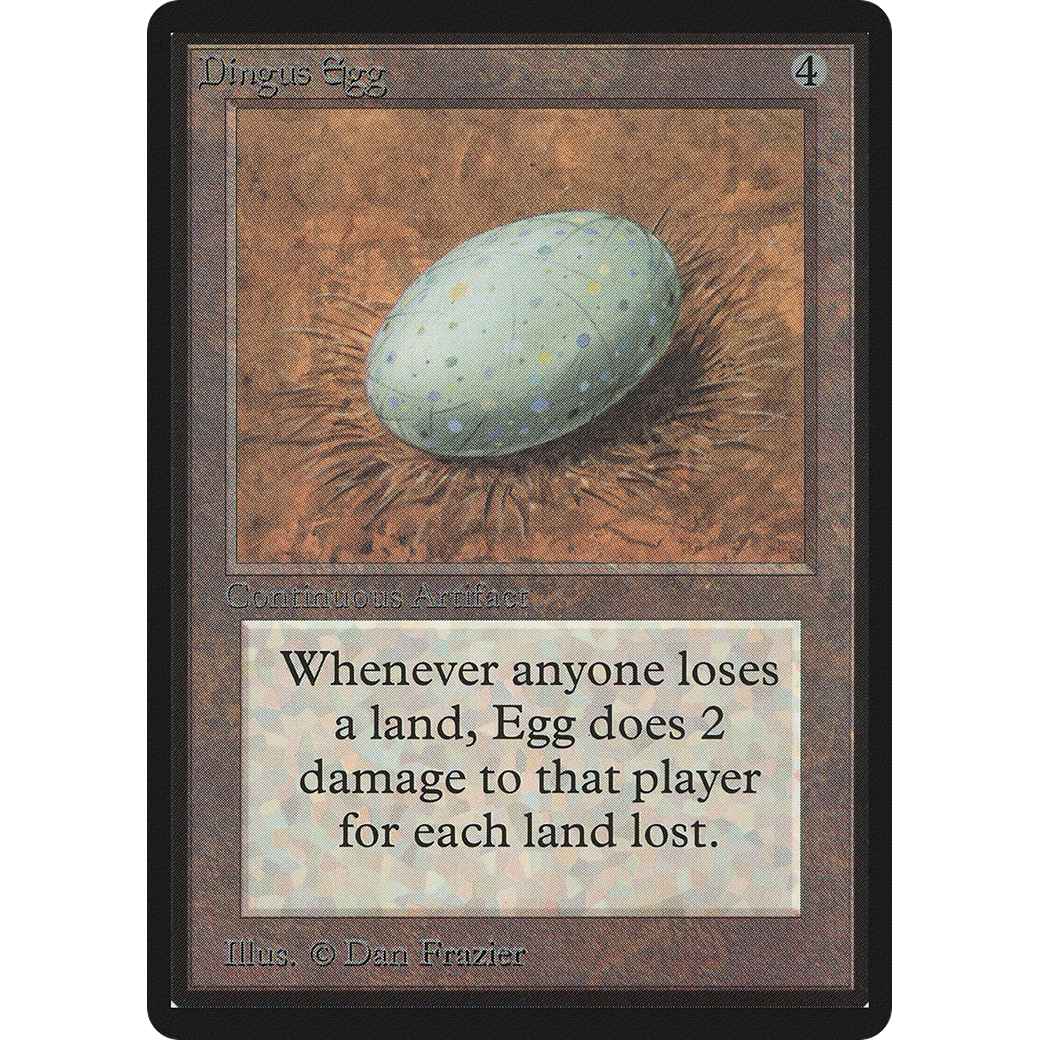 mtg egg cards Dingus Egg