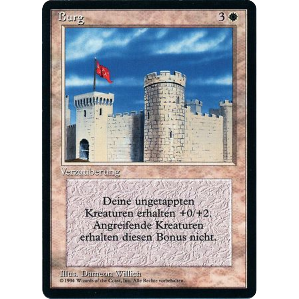 MTG Singles - Castle - Foreign Black Bordered - German - Regular