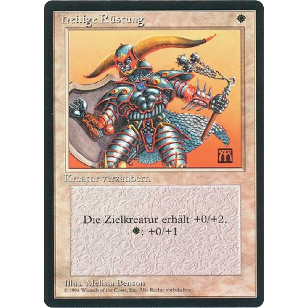 MTG Singles - Holy Armor - Foreign Black Bordered - German - Regular