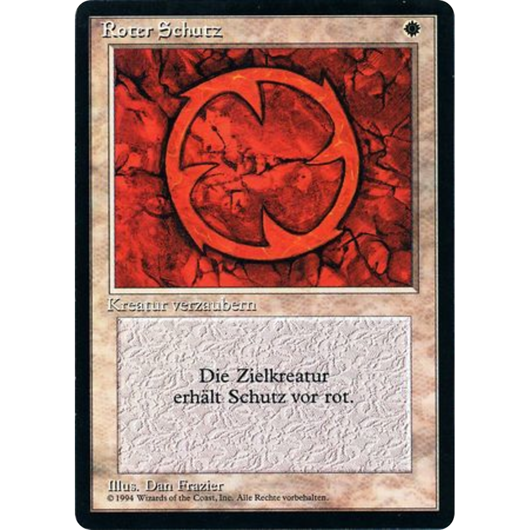 MTG Singles - Red Ward - Foreign Black Bordered - German - Regular