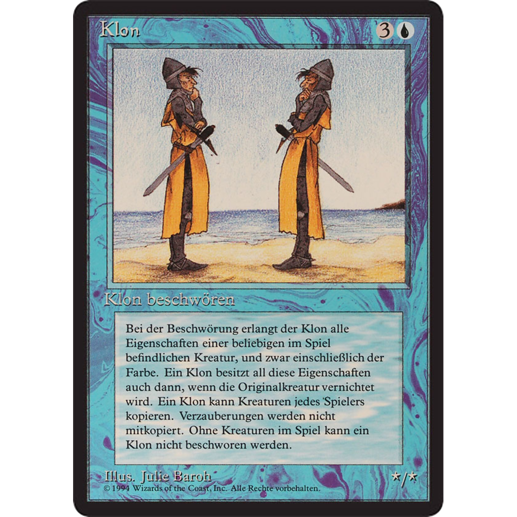 MTG Singles - Clone - Foreign Black Bordered - German - Regular