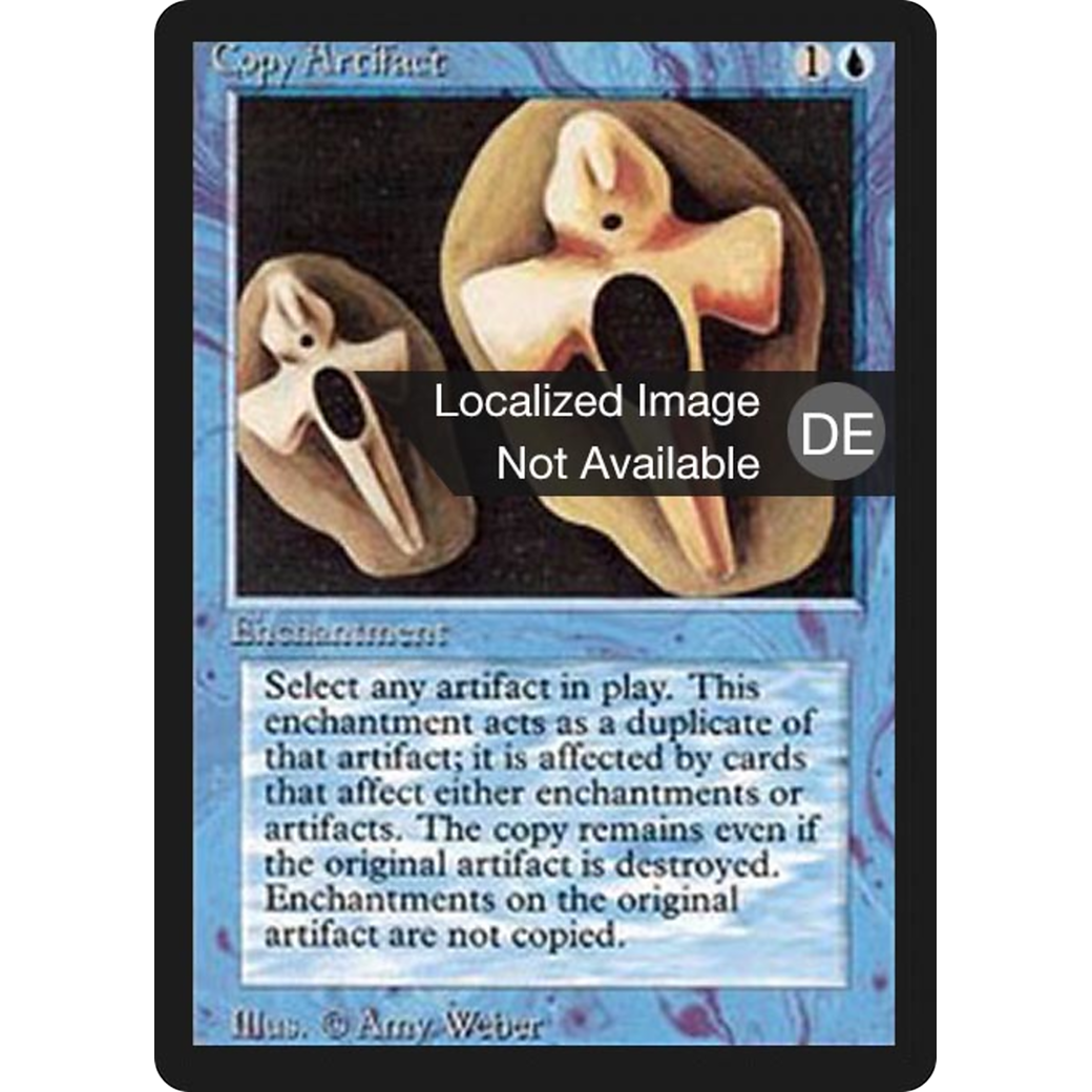 Copy Artifact - Foreign Black Bordered - German