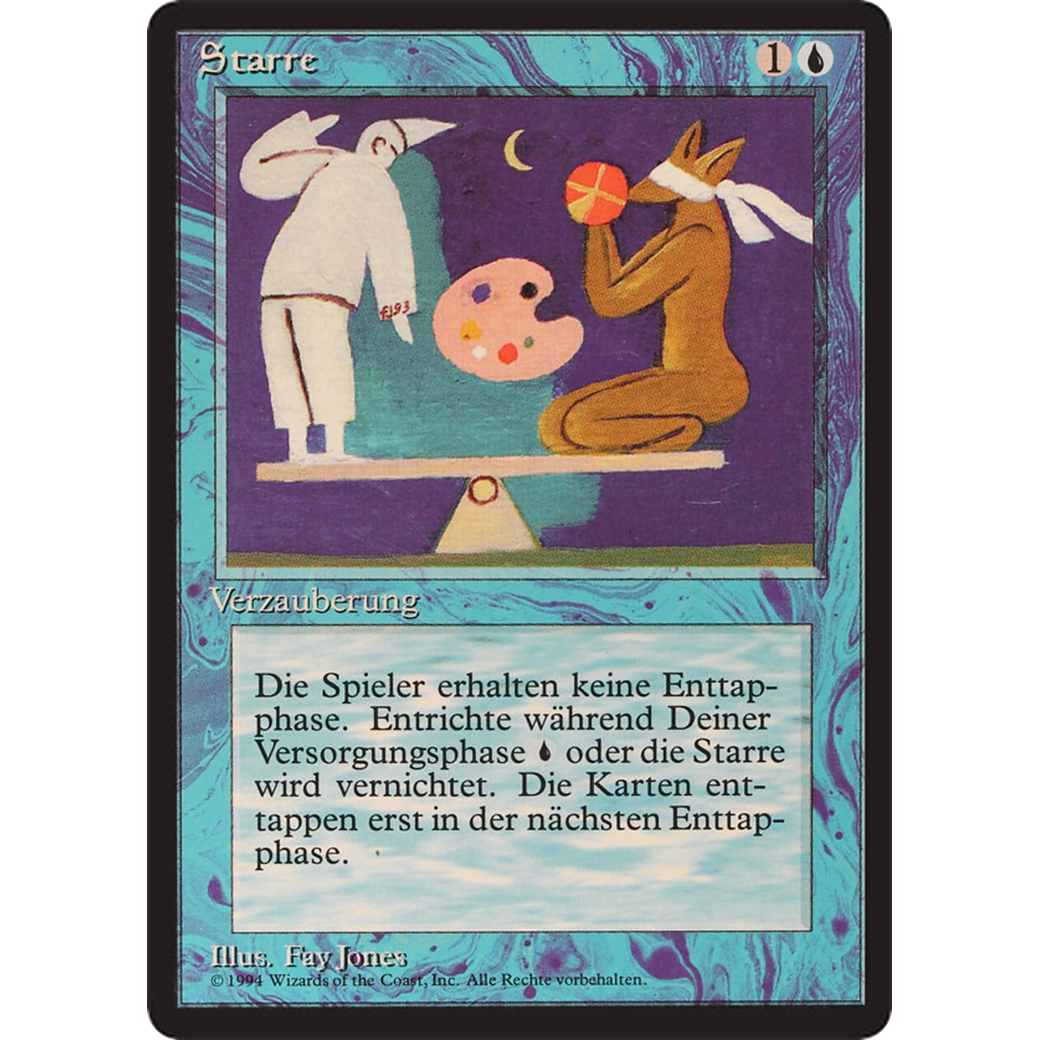 Stasis - Foreign Black Bordered - German Stasis - Foreign Black Bordered - German