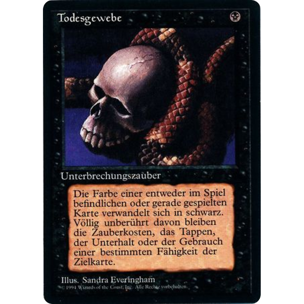MTG Singles - Deathlace - Foreign Black Bordered - German - Regular